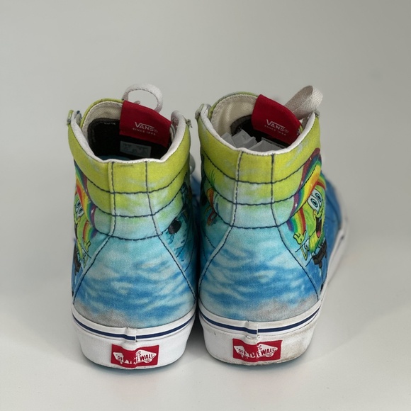 Vans x SpongeBob SquarePants High Top Sneakers – Women’s 8.5 - Picture 2 of 11